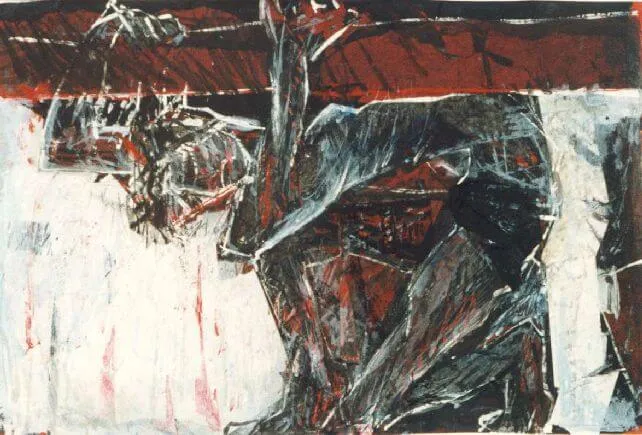 “Christ takes up the cross” 1991