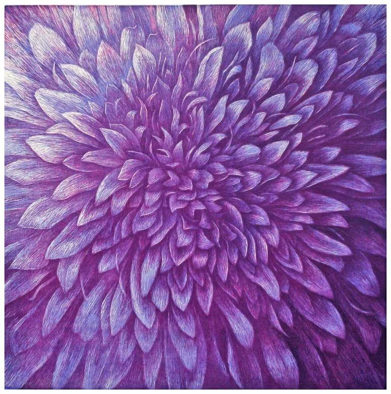“Genesis V” (Violet /Knautia arvensis) 2009