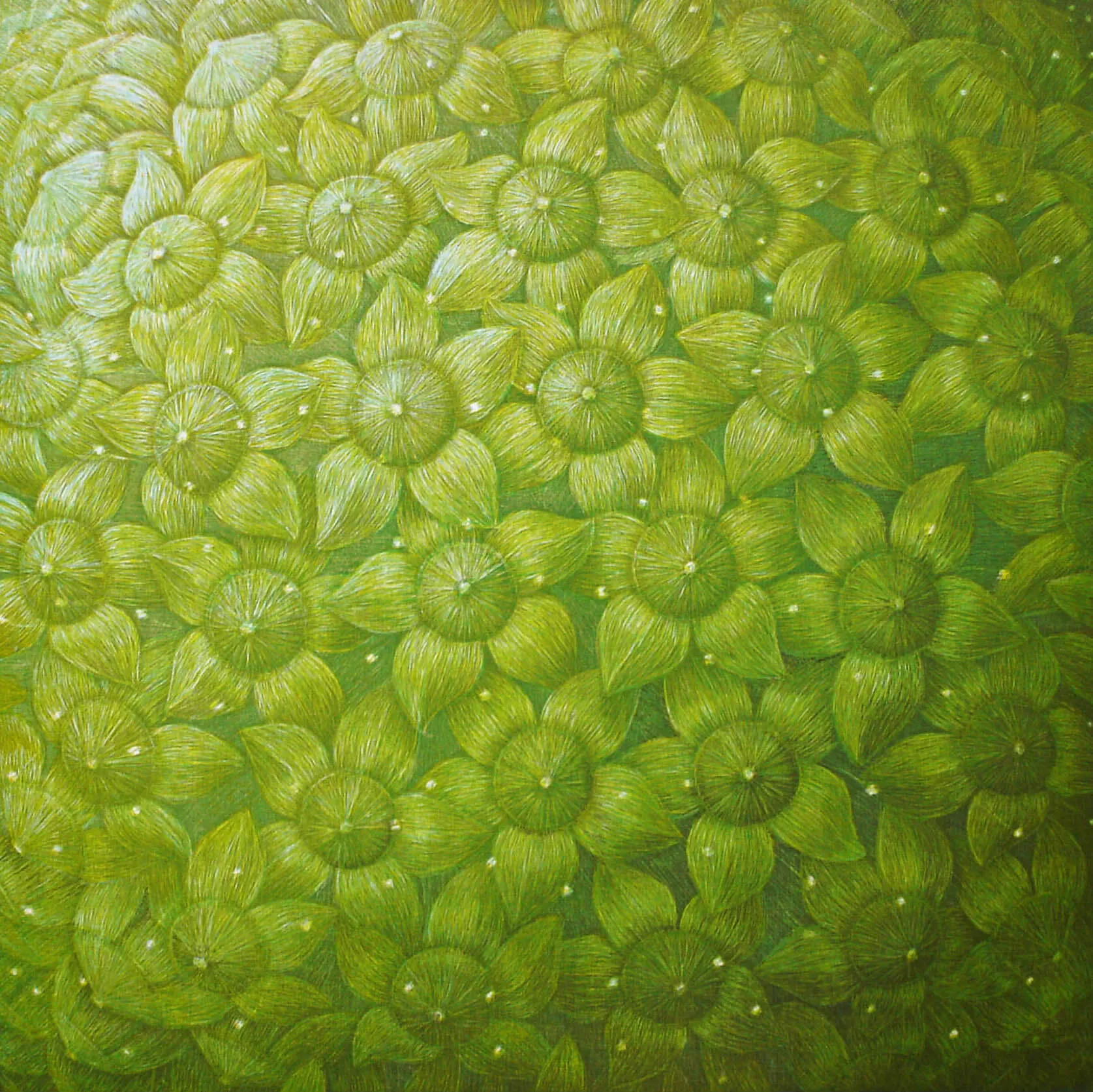 “Genesis VII” (ivy, green)