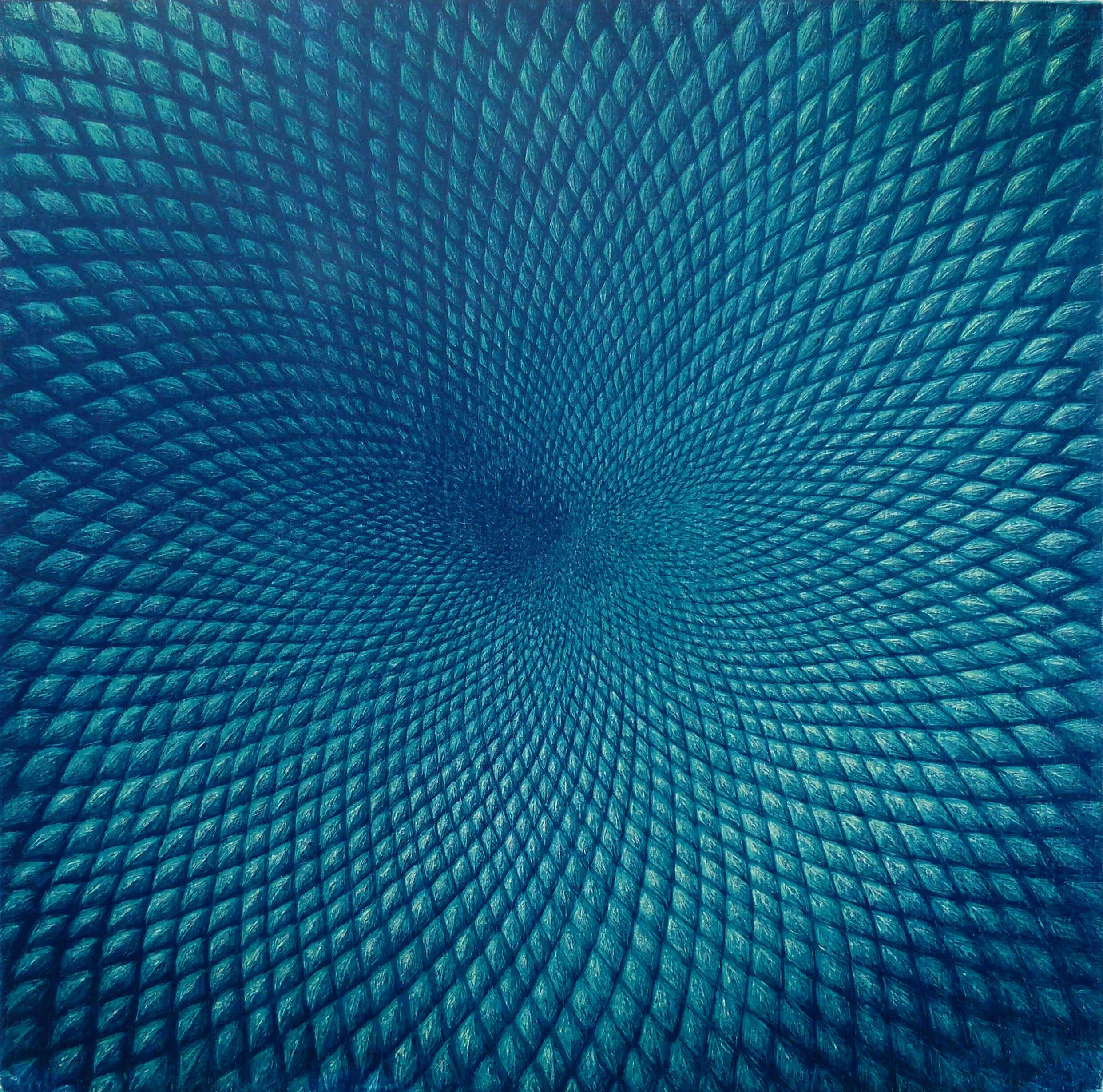 “Genesis II” (Blue Sunflower) 2001
