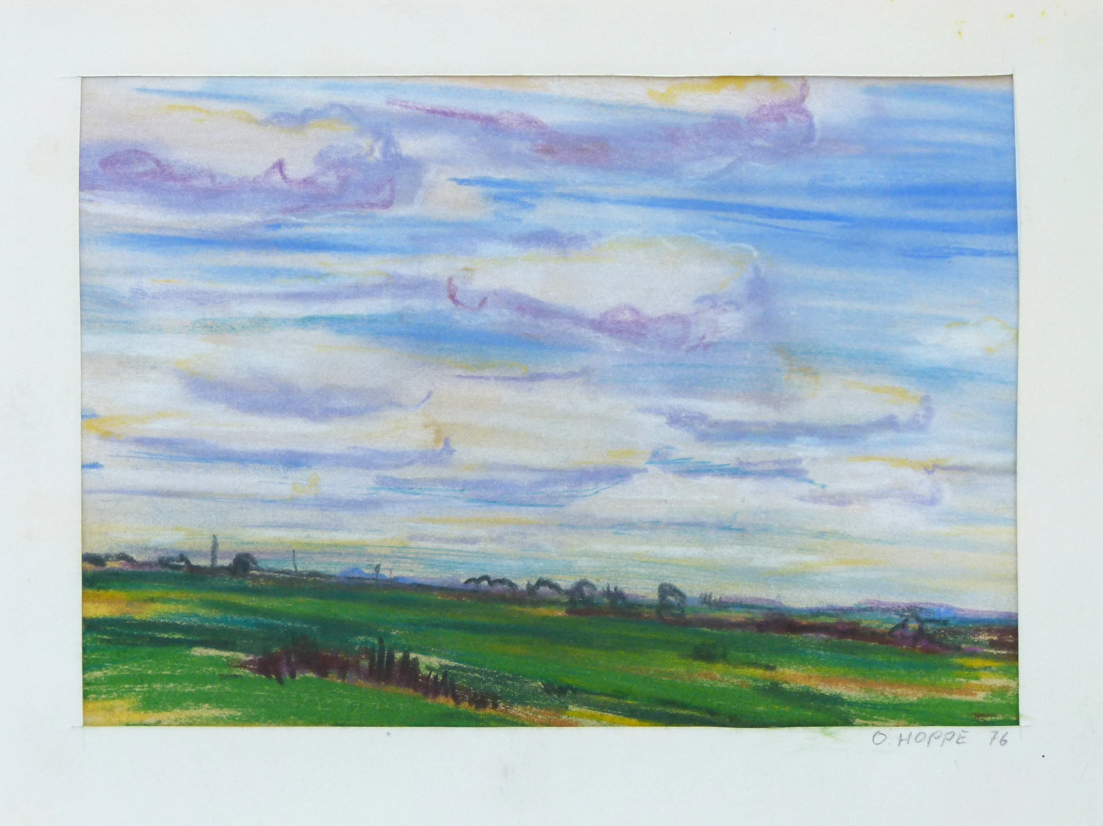 “Landscape (Clouds)” 1976